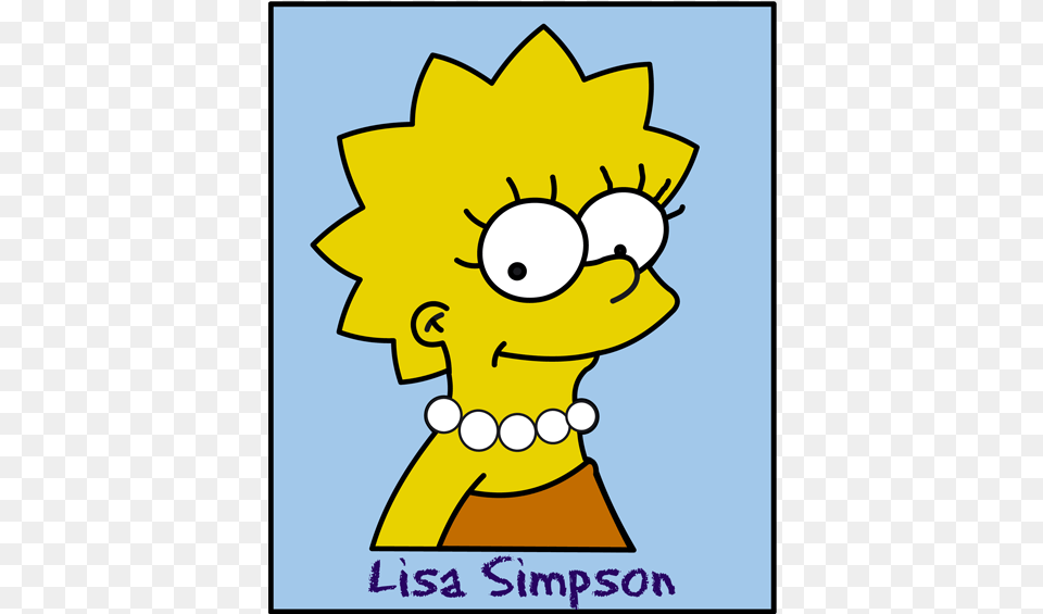 Simpsons Lisa Simpson Lisa Simpson Decal, Daffodil, Flower, Plant Free Png Download