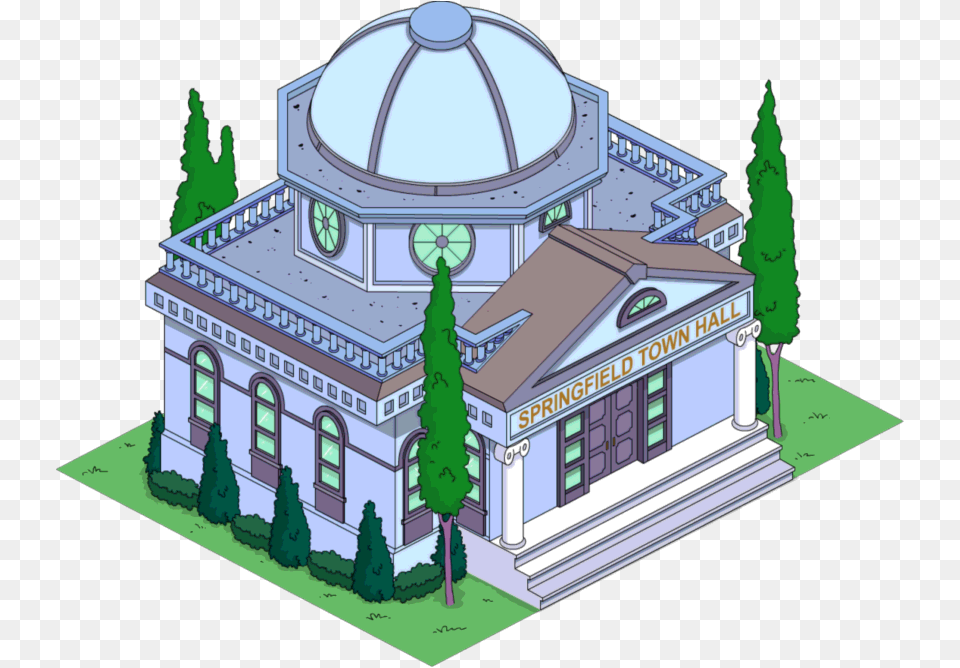 Simpsons Professor Frink House, Architecture, Building, Dome, Cad Diagram Free Png Download