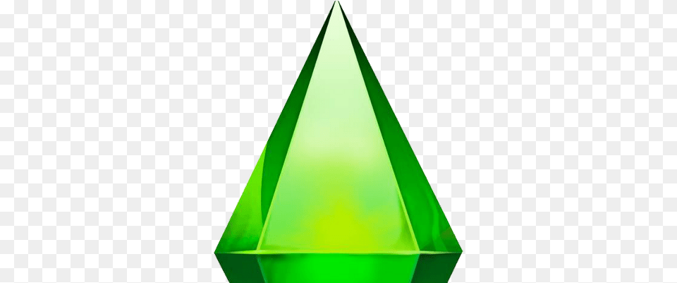 Simrate Plumbob Triangle, Accessories, Gemstone, Jewelry Free Png Download