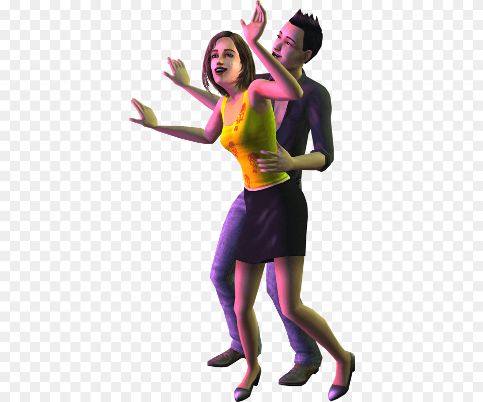 Sims 2 Renders, Person, Leisure Activities, Dancing, Adult Free Png