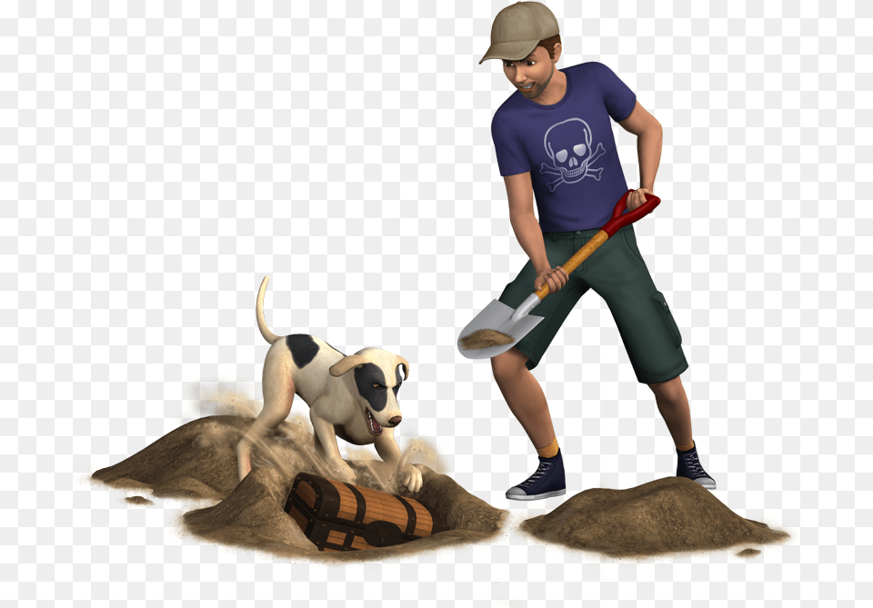 Sims 3 Pets, Clothing, Hat, Tool, Shovel Free Png Download