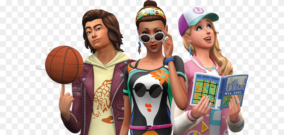 Sims 4 City Living Sim, Adult, Sport, Person, Female Free Png Download