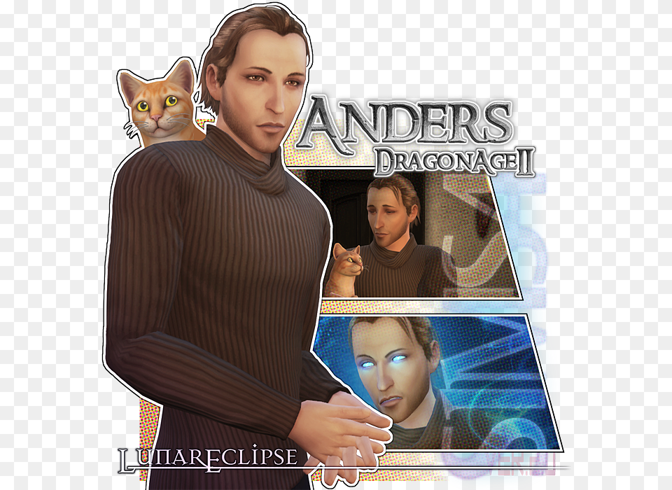 Sims 4 Dragon Age Anders, Adult, Person, Art, Man Png