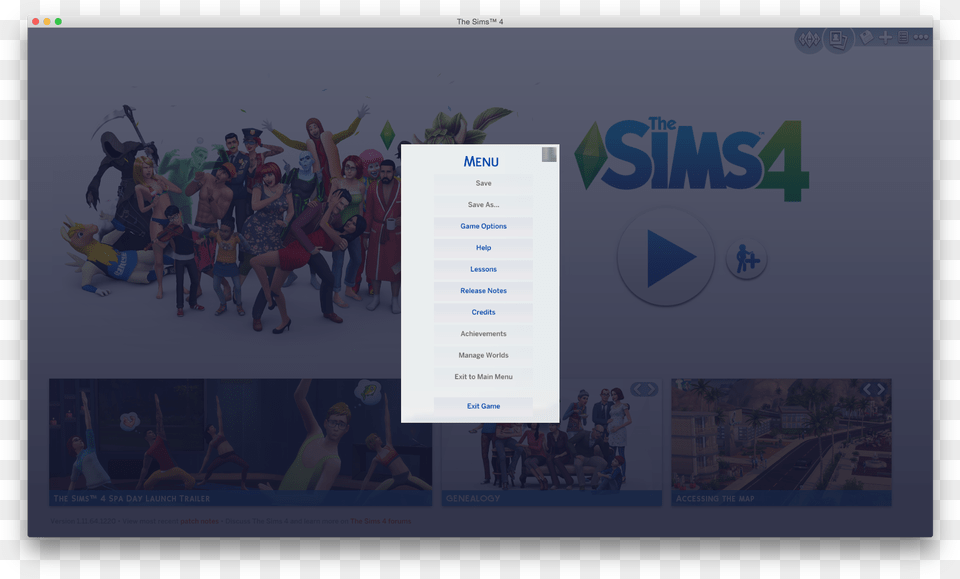 Sims 4 Exit Screen, Woman, Female, Person, Adult Free Png Download