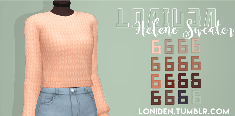 Sims 4 Mm Sweater, Blouse, Clothing, Long Sleeve, Sleeve Png Image