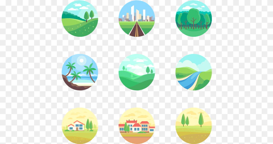 Sims 4 Pack Icons, Sphere, Outdoors, Summer, Nature Png