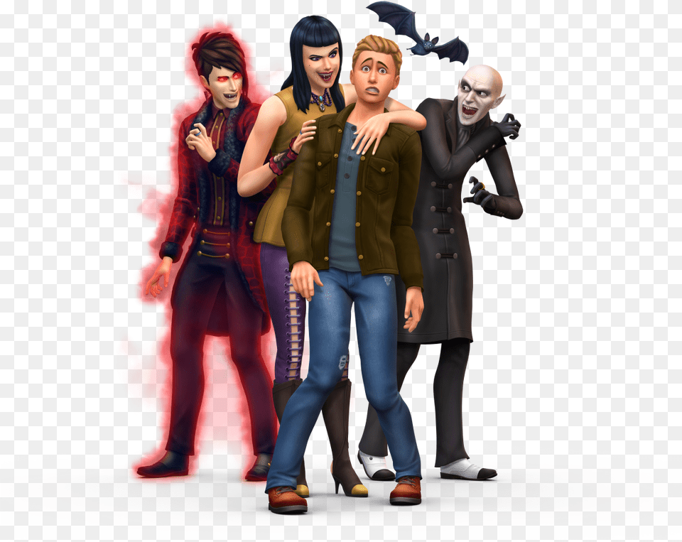 Sims 4 Pack Jeu Gamepack Vampires Render, Woman, Adult, Clothing, Person Free Png Download