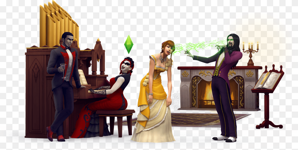 Sims 4 Vampires From Trailer Png