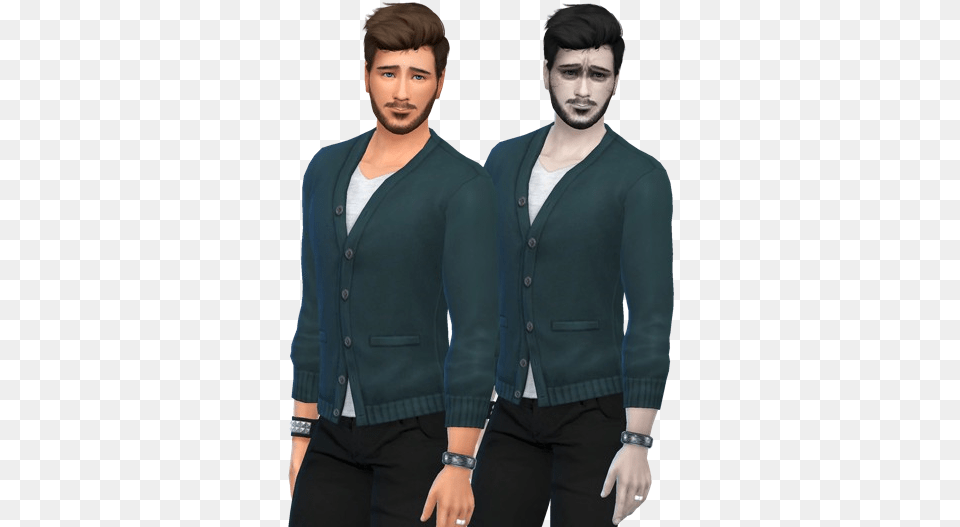Sims 4so Male Sims 4 Vampire Clothes, Clothing, Knitwear, Sweater, Adult Png Image
