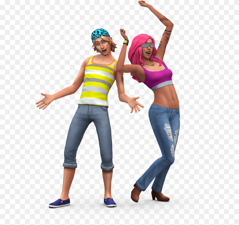 Sims Custom Content Sims, Hat, Person, Clothing, Dancing Png