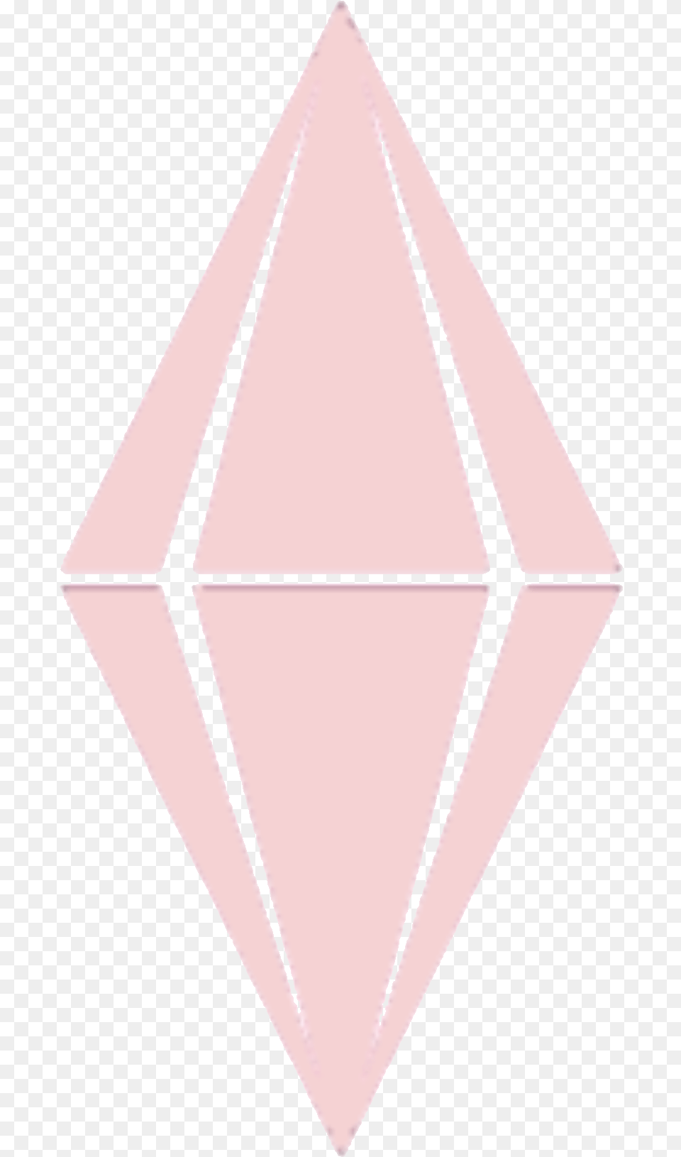Sims Plumbob Pastelplumbob Pastel Pink Triangle, Accessories, Diamond, Gemstone, Jewelry Png