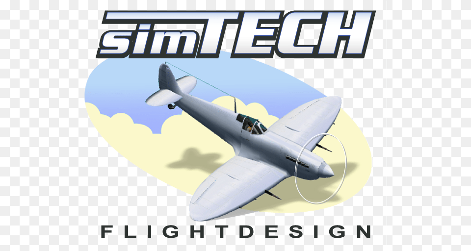 Simtech Flight Design Spitfire Logo Spitfire, Aircraft, Airliner, Airplane, Transportation Free Png
