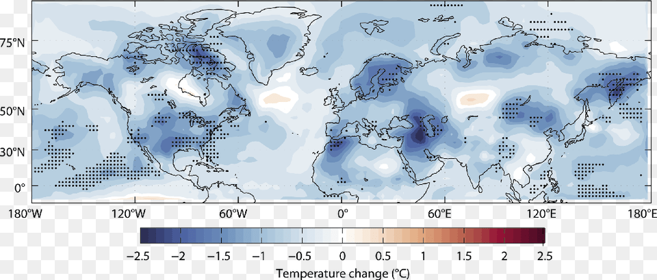 Simulated Cooling During The Northern Summer Of Ad Atlas, Chart, Plot, Map, Diagram Png