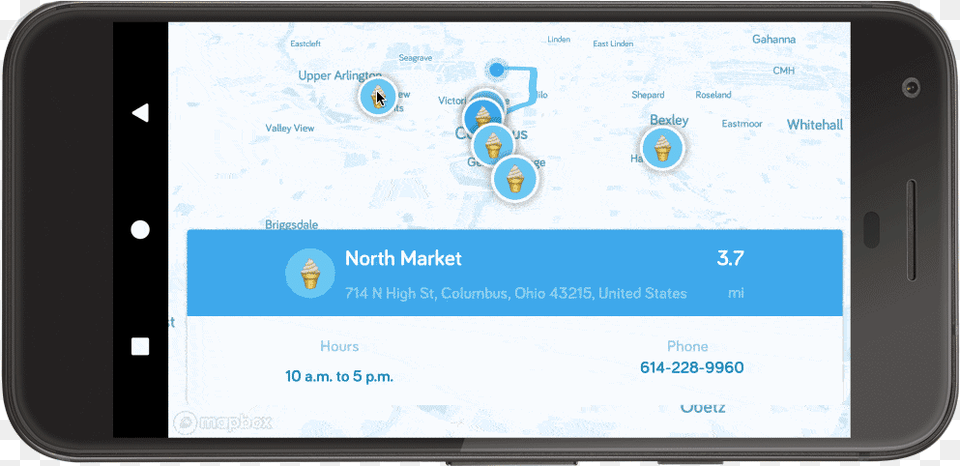 Simulation Of User Interaction With A Store Locator Store Locator Gif, Electronics, Mobile Phone, Phone Png Image