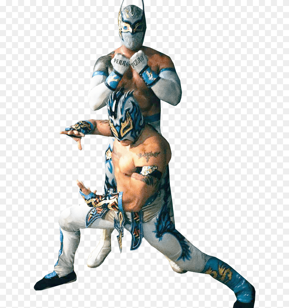 Sin Cara Dan Kalisto, Person, Clothing, Costume, Shoe Png Image