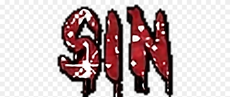Sin Red Sparkle Goth Punk Emo Grunge Alt Alternative Sin Grunge Text Emo, Accessories, Gemstone, Jewelry, Adult Png