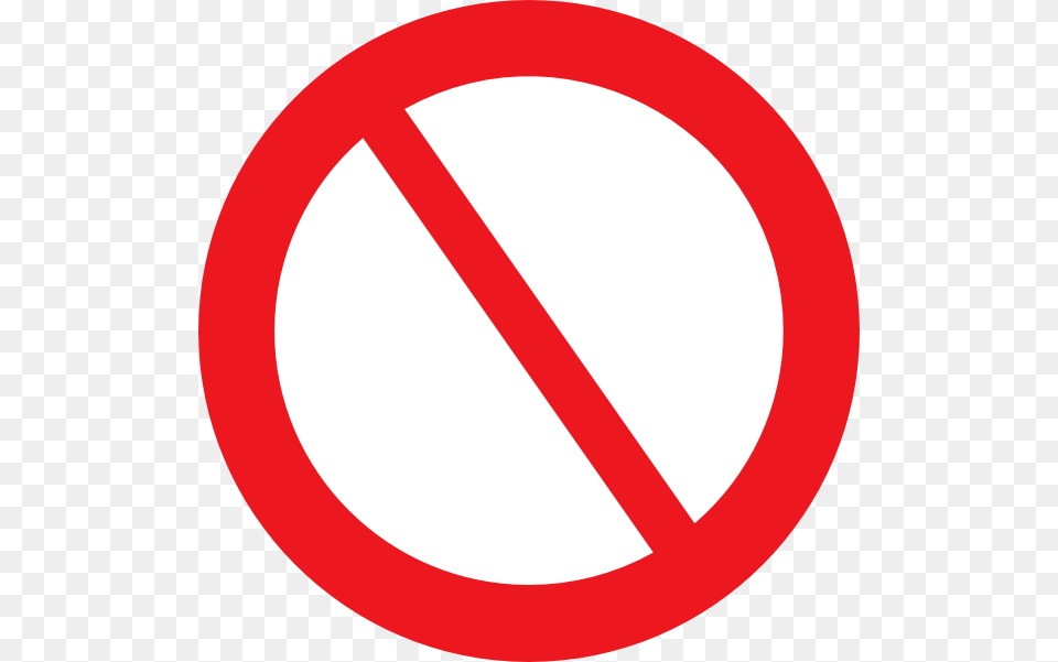 Sinal De Proibido, Sign, Symbol, Road Sign Free Transparent Png
