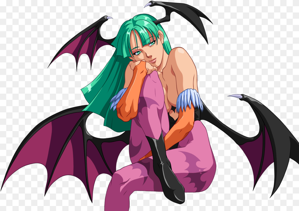 Since Morrigan Won Last Month39s Poll Here Is A Tribute Bengus Morrigan, Adult, Publication, Person, Female Png