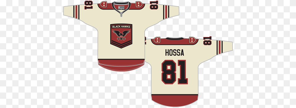 Since The Blackhawks Are The Road Team In This Year39s Blackhawks Alternate Logo Hawk, Clothing, Shirt, Jersey Free Png