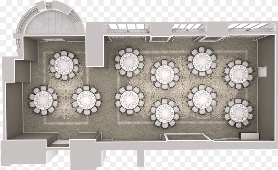 Sinclair Ballroom Top Down 3d Aerial View Floor Plans, Indoors, Interior Design, Architecture, Building Free Transparent Png