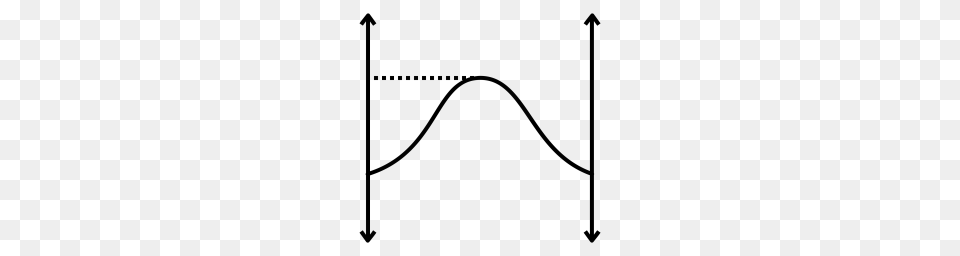 Sine Ion Ionized Line Graph Full Wave Half Positive, Gray Free Png