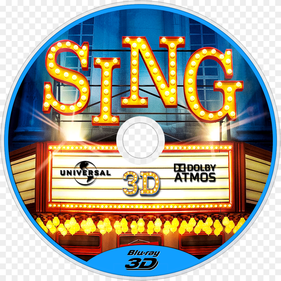 Sing 3d, Disk, Dvd Png