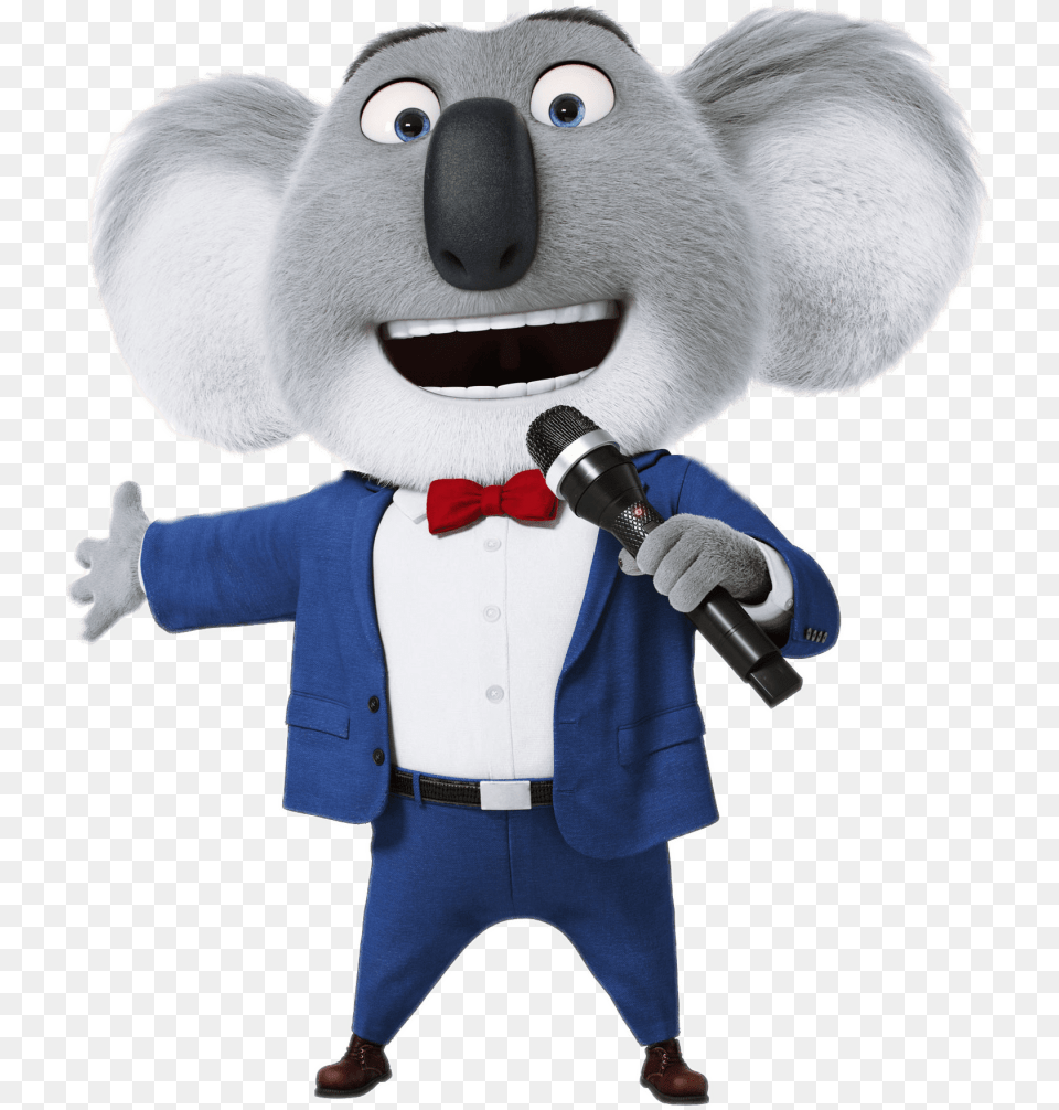 Sing Character Buster Moon Personajes De La Pelicula Sing, Electrical Device, Microphone, Toy, Formal Wear Png Image