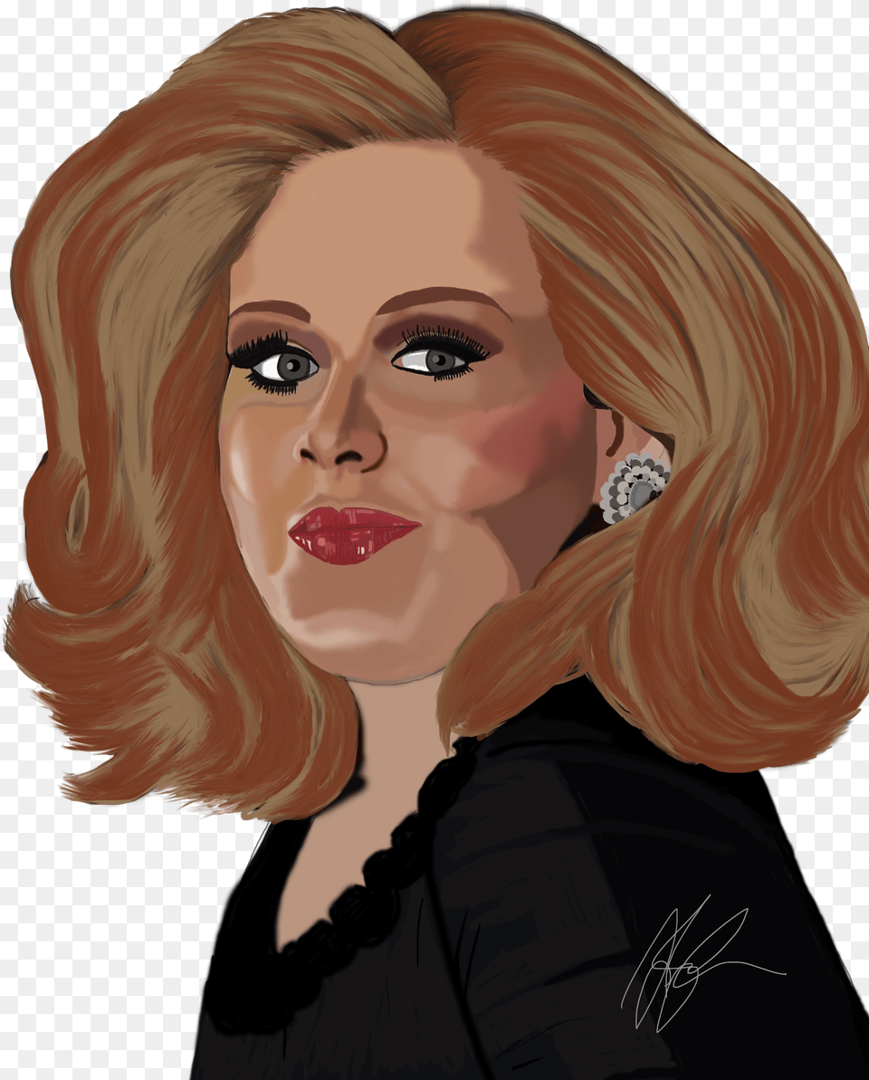 Sing Drawing Adele Image Adele Free Png Download