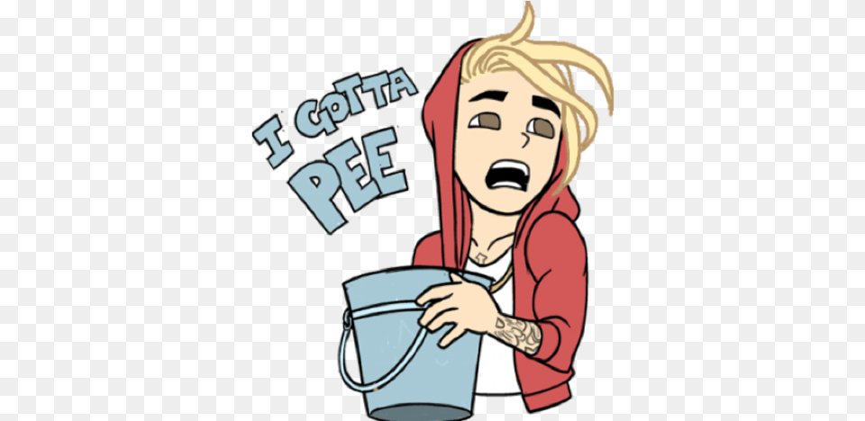 Sing Drawing Justin Bieber Justin Bieber Emoji App, Bucket, Person, Face, Head Free Png