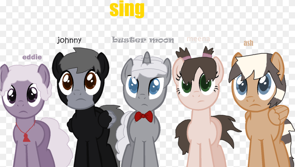 Sing Mlp Characters By Mixelfangirl100 Mlp Sing, Publication, Book, Comics, Adult Free Png Download