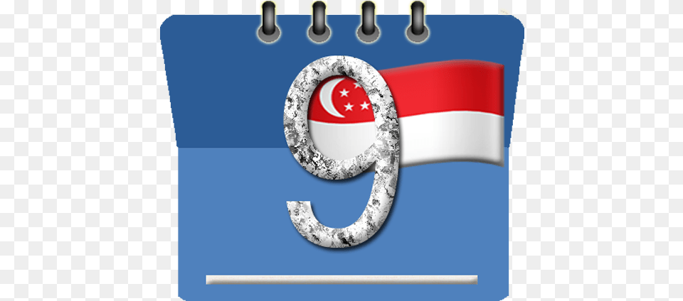 Singapore Calendar 2021 Vertical, Flag Free Png