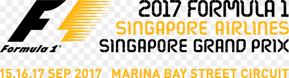 Singapore F1 Grand Prix 2017, Logo, Text Free Png Download