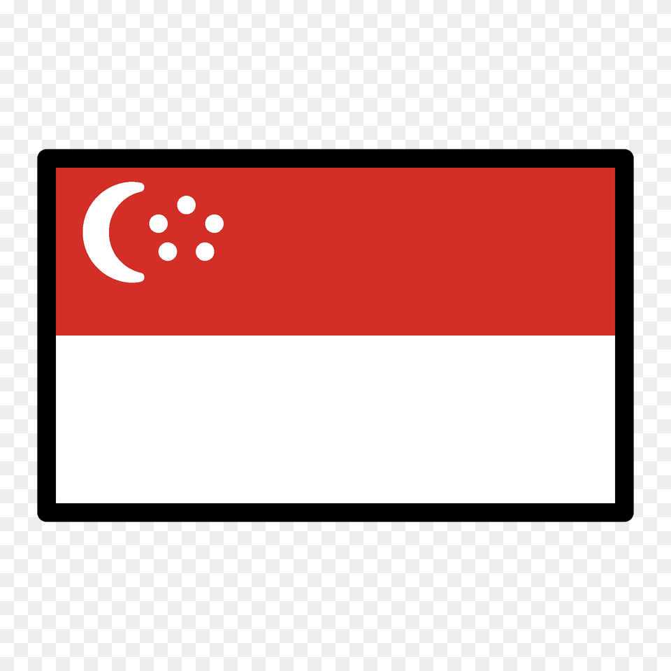 Singapore Flag Emoji Clipart, Blackboard, Singapore Flag Png Image