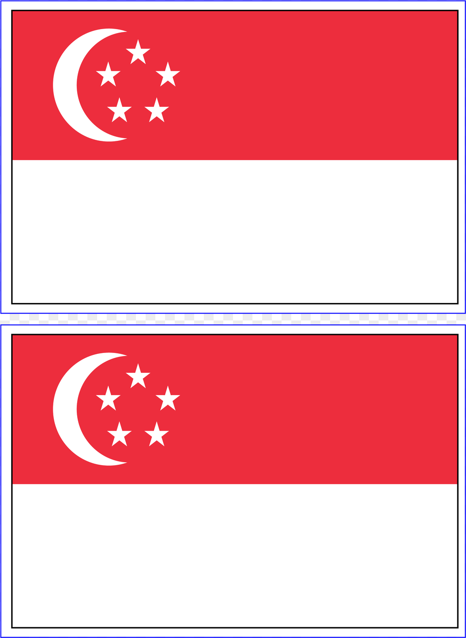 Singapore National Flag Printable, First Aid, Singapore Flag Free Transparent Png