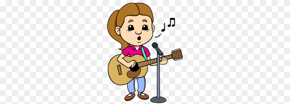 Singer Clipart Kid Talent, Musical Instrument, Guitar, Baby, Person Free Png