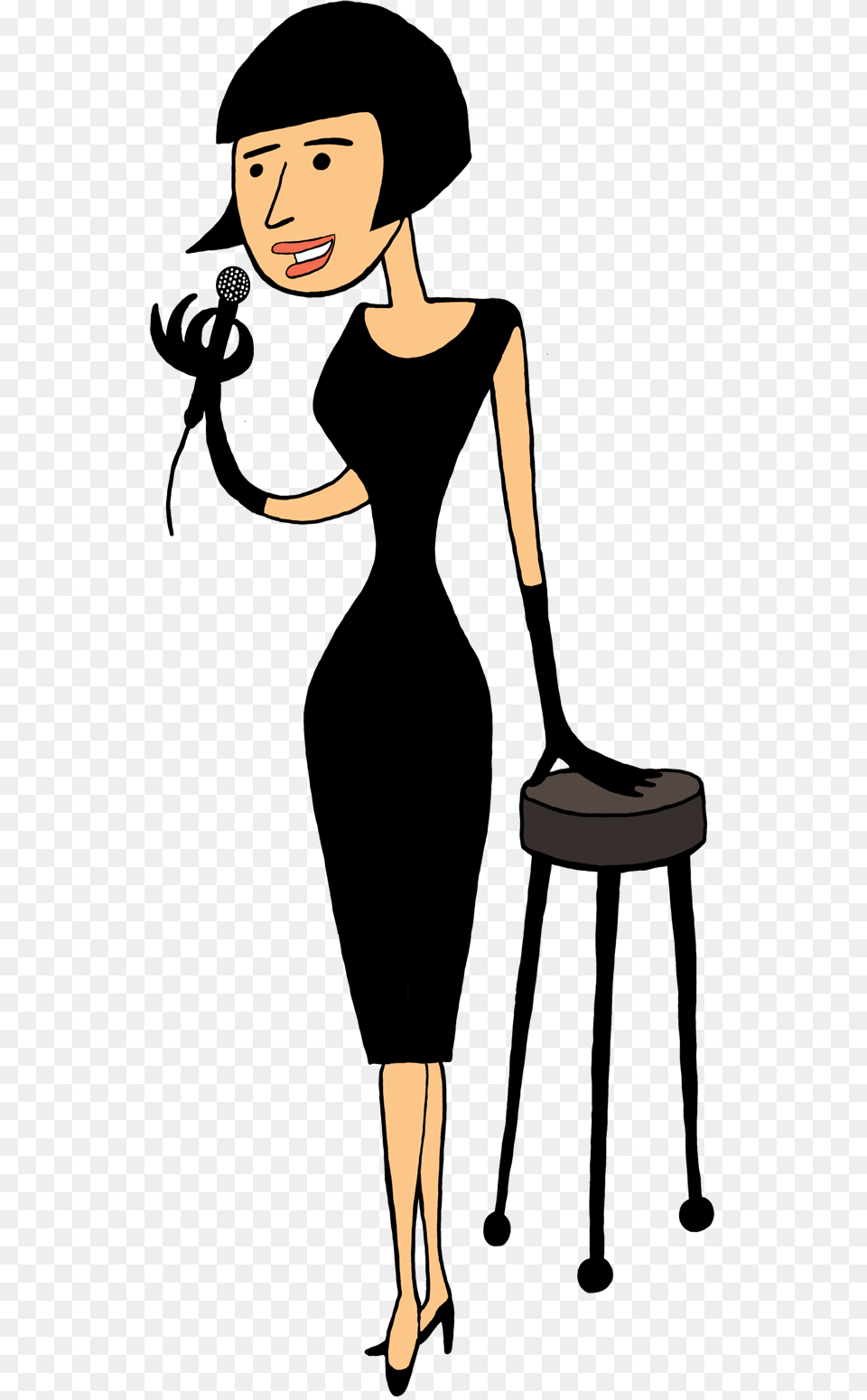 Singer Clipart Woman Singing Opera Cartoon, Adult, Publication, Person, Female Free Png Download