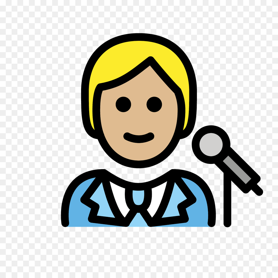 Singer Emoji Clipart, Electrical Device, Microphone, People, Person Png