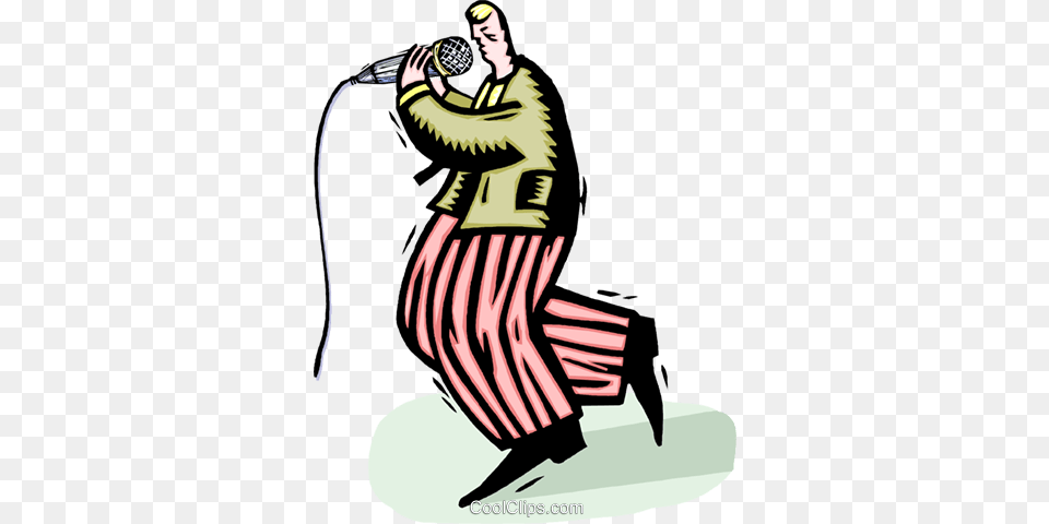 Singer Royalty Vector Clip Art Illustration, Electrical Device, Microphone, Adult, Female Png Image