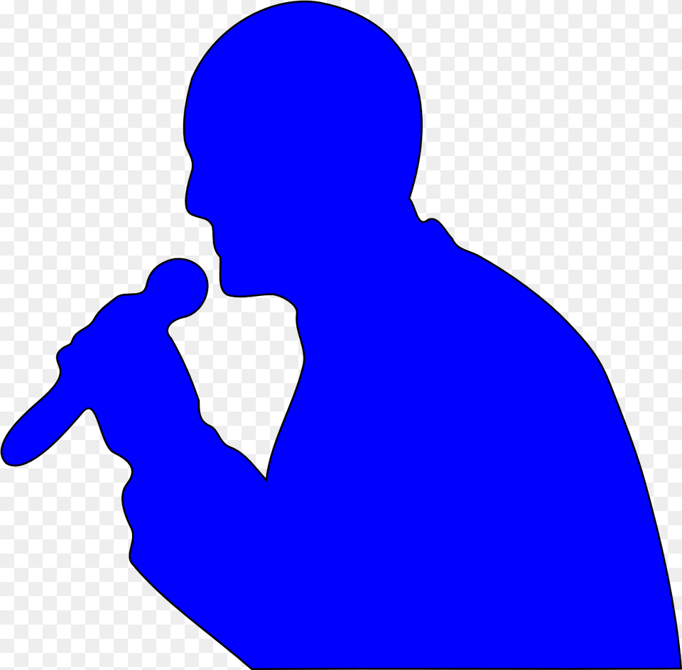 Singer Silhouette Microphone Microphone Clip Art, Electrical Device, Person Free Png