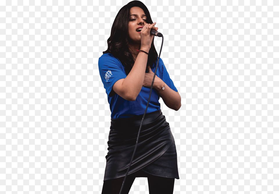 Singing, Hand, Body Part, Electrical Device, Solo Performance Free Png Download