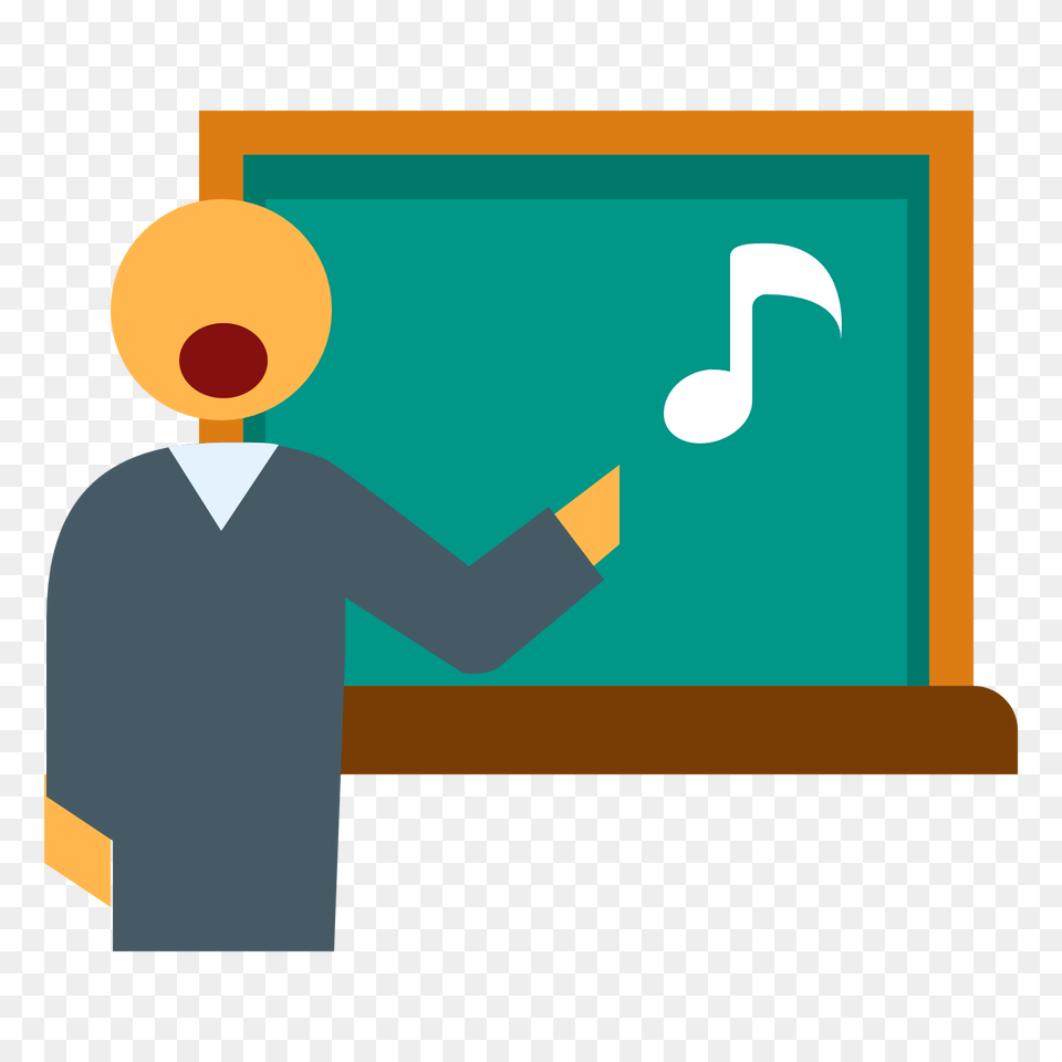 Singing Clipart Music Teacher, Blackboard, Person Free Png