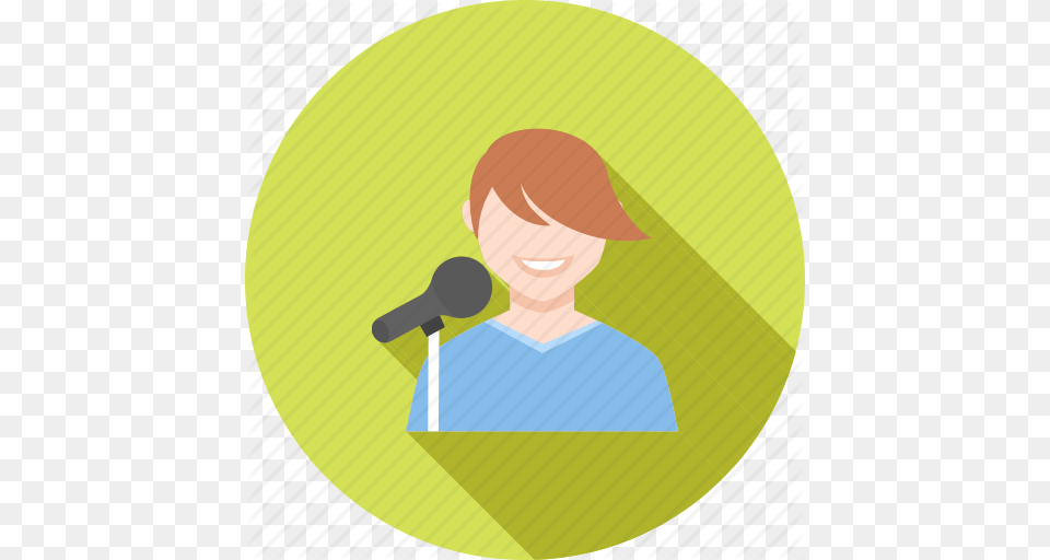Singing Clipart Pop Star, Electrical Device, Person, People, Microphone Free Png