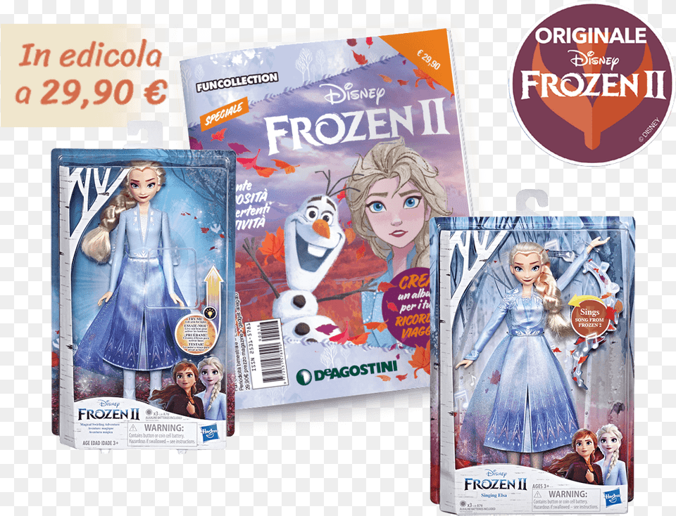 Singing Elsa Frozen, Publication, Book, Toy, Doll Free Png