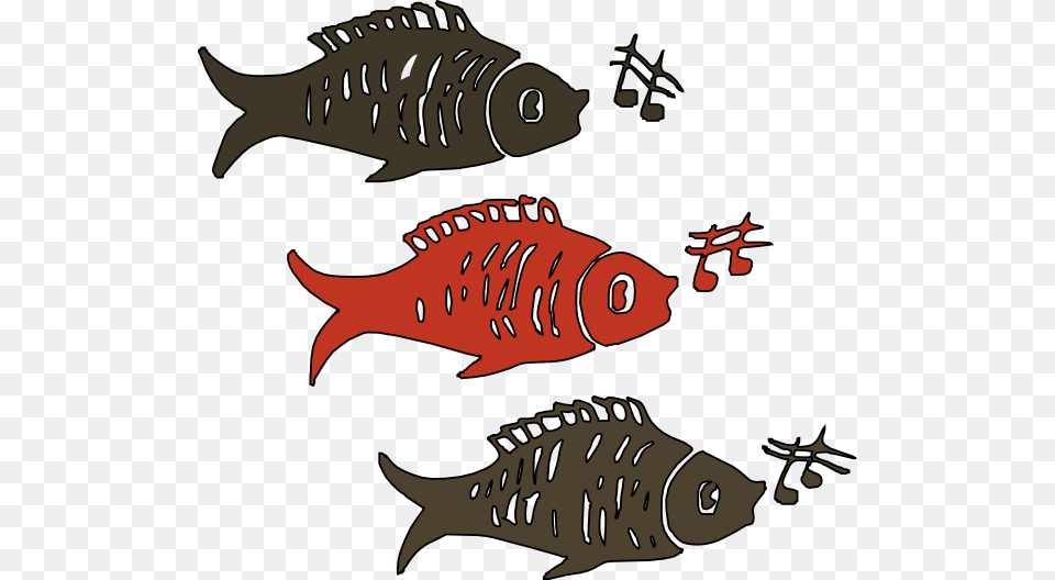 Singing Fish Svg Clip Arts Singing Fish Clipart, Animal, Sea Life Free Transparent Png