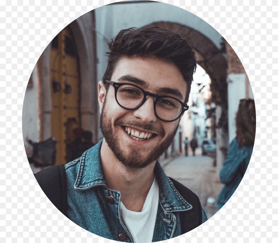 Singing Lessons Amsterdam Man Smiling Unsplash, Accessories, Smile, Portrait, Photography Free Png Download