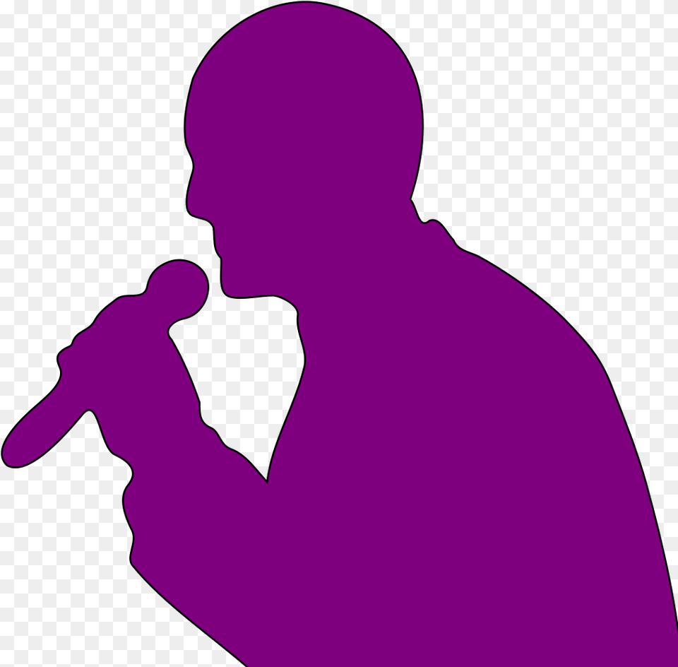 Singing Man Svg Clip Art For Web Download Clip Art Microphone Clip Art, Electrical Device, Adult, Male, Person Png