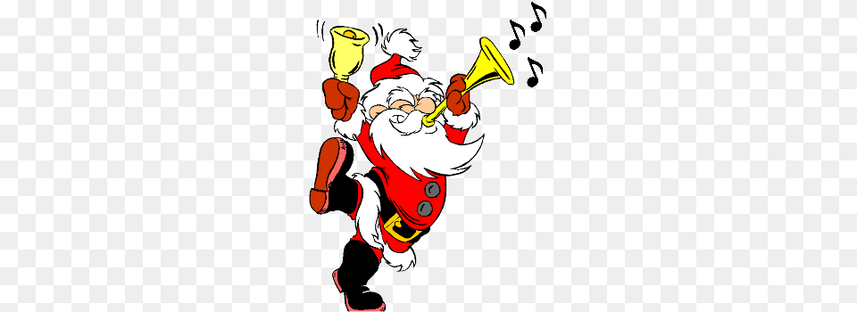 Singing Santa Clipart, Baby, Person, Brass Section, Horn Free Transparent Png