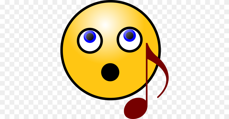 Singing Smiley, Sphere, Disk Png Image