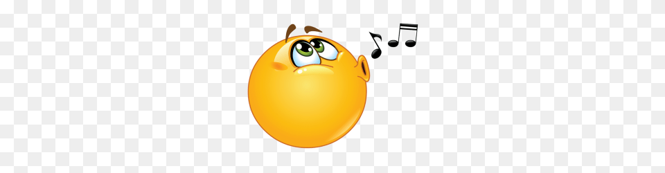 Singing Smiley Sticker Vui Smiley, Citrus Fruit, Food, Fruit, Plant Free Transparent Png