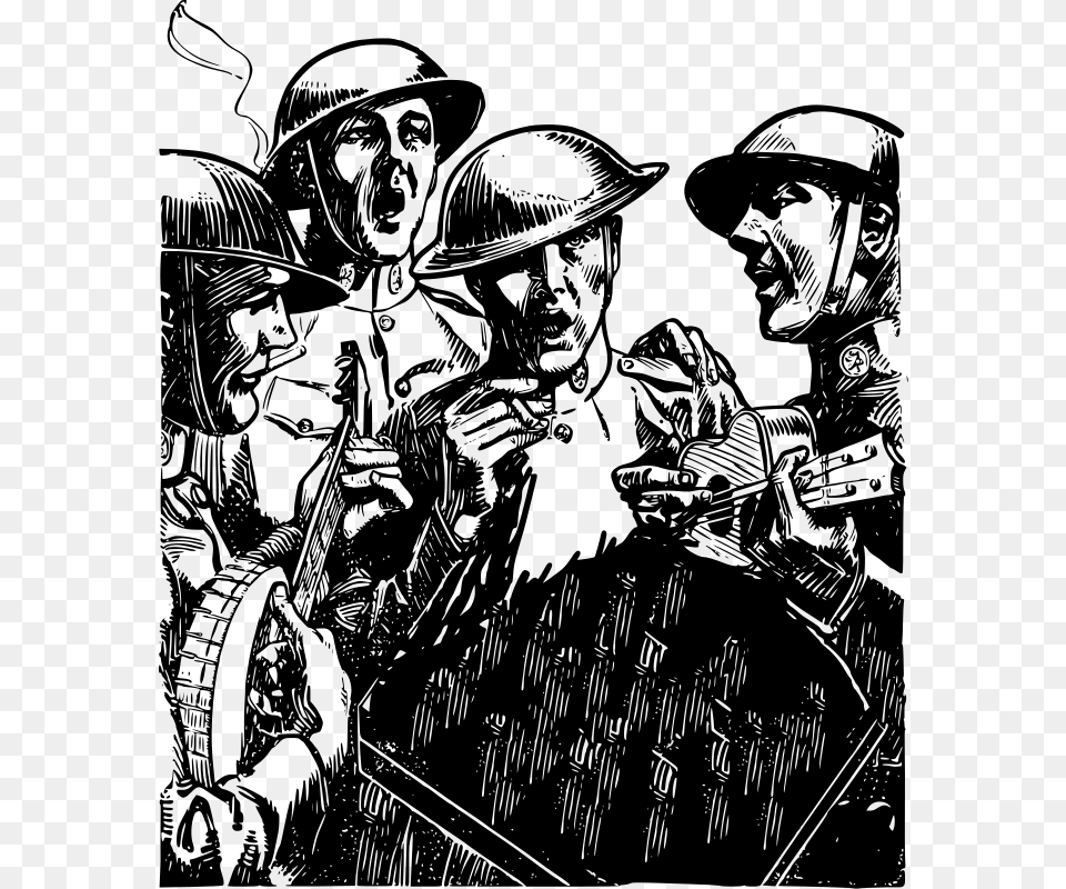 Singingsoliders, Gray Png